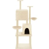  Penjalica za mačke sa stupovima za grebanje krem 180 cm | shoptok.hr
