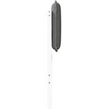 Tapecirani uzglavlje s uzglavljem Bijela i svijetlo siva 120 cm | shoptok.hr