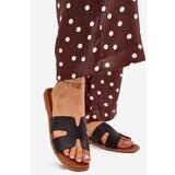 Boto Women's Flat Sandals With Cutouts Black Salyra | ePonuda.com