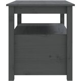  Stolić za kavu sivi 71 x 49 x 55 cm od masivne borovine Siva | Shoptok.si