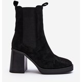 Boto Women's platform and heel ankle boots in beige Stelares | Eponuda.ba