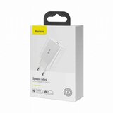 Baseus kućni punjač usb-c qc 20w mini white | shoptok.hr