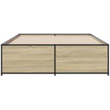  Okvir kreveta boja hrasta 120x200 cm konstruirano drvo i metal | shoptok.hr