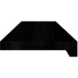  Prozorske klupice 2 kom tamnosmeđe 80x20x2 cm masivne hrast | shoptok.hr