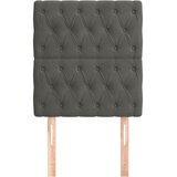  Uzglavlje tamno sivo 80x7x118/128 cm baršunasto | Eponuda.com