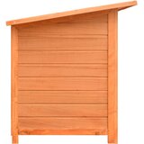  Kućica za pse od masivne borovine i jelovine 120 x 77 x 86 cm | shoptok.hr