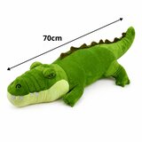  Plišana maskota krokodil, realistična zelena, 70 cm | shoptok.hr