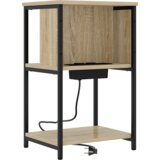 vidaXL Noćni ormar sonoma hrast 38 x 31 x 61 cm Konstruirano drvo | shoptok.hr