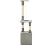  Penjalica za mačke sa stupovima za grebanje od sisala 109 cm siva | Eponuda.com