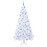  Umjetno božićno drvce s stalakom Bijelo 240 cm PVC i čelik | shoptok.hr