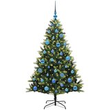  Umjetno rasklopivo božićno drvce 150 LED-a Zelena 150 cm | shoptok.hr