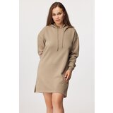 Pieces Kratke obleke PCCHILLI LS SWEAT DRESS Črna | Shoptok.si