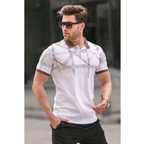 Madmext Polo T-shirt - White - Regular fit Cene