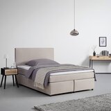 Bessagi Home Postelja Boxspring Florinda, Bež, Z Nadvložkom, 140x200 Cene