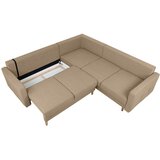 MID.YOU KOTNA SEDEŽNA GARNITURA, svetlo rjava | Shoptok.si