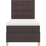  Krevet s kutijom s madracem tamnosmeđi 80x200 cm tkanina | shoptok.hr