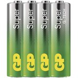 Emos 1x4 gp super alkaline 1,5V aa mignon LR06 rel. 03015AETA-B4 | shoptok.hr