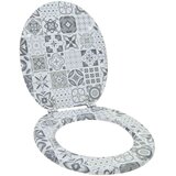  WC daska Siva 43 8 x 37 8 cm MDF ploča - 1 Porculan Ne | shoptok.hr