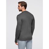 Ombre Men's plain zip sweater - graphite | shoptok.hr