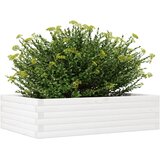 Vrtna sadilica bijela 90 x 60 x 23 cm od masivne borovine | shoptok.hr