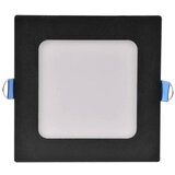  LED ugradna svetiljka RIGEL LED/4,8W/230V 4000K 11,8x11,8 cm crna | Eponuda.com