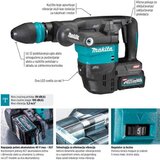Makita Akumulatorska bušilica SDS-plus HM001GM201; 40V KSGT; 2k4.0 Ah | ePonuda.com