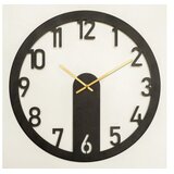 WALLXPERT APS114 Zidni sat, 48x48cm, Crni | Eponuda.ba