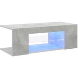 TV ormarić s LED svjetlima siva boja betona 90 x 39 x 30 cm | shoptok.hr