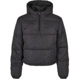 Urban Classics Women's Puffer Pull Over Black Jacket | shoptok.hr