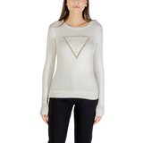 Guess Puloverji LS CN KIARA TRIANGLE LOGO SWTR W5YR23 Z2NQ2 Bela | Shoptok.si