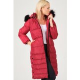 Dewberry Z6740 LADIES COAT-BURGUNDY Cijene