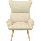  Fotelja Krema 69 x 74 x 93 cm Tkanina i šperploča | shoptok.hr