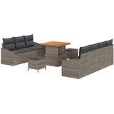  Vrtna sedežna garnitura z blazino s shranjevanjem 10 pcs Siva, (5000134992) | Shoptok.si