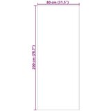  Preproge za površine Pravokotna Antracit 200 x 80 cm, (5000129076) | Shoptok.si