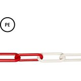 STABILIT Plastični lanac po dužnom metru (8 mm, Plastika, Crveno-bijele boje) | shoptok.hr