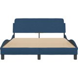  Posteljni okvir z vzglavjem brez vzmetnice 140x190 cm blago | Shoptok.si