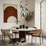  visilica na sajli denso 1xG9/5W/230V prečnik 20 cm crni hrom | Eponuda.com