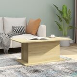  Stolić za kavu boja hrasta 102 x 55,5 x 40 cm konstruirano drvo | shoptok.hr