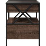  Stolić s beskonačnim LED svjetlima boja hrasta 40 x 40 x 51 cm | shoptok.hr
