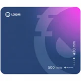 Main 135, Gaming mouse pad, High-speed surface, Purple anti-slip rubber base, size: 500mm x 420mm x 3mm, weight 0.41kg