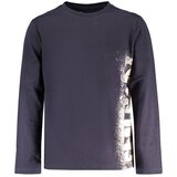 Guess Jeans dječja majica dugih rukava regular kroja plava | shoptok.hr