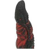 OgazR Hell Dong - gumeni groovy dildo - 20 cm (crno-crveni) | shoptok.hr