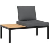  6-dijelni set vrtnih sofa s jastucima crni aluminijski | shoptok.hr