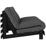 Karup Design Temno siva raztegljiva sedežna garnitura 160 cm Roots Black Night – | Shoptok.si