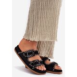 Boto Women's Sandals With Buckles And Decorative Stitching Black Visley | shoptok.hr