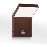 Brilagi LED Spoljašnje zidno svetlo sa senzorom RIANO LED/8W/230V braon IP65 | Eponuda.com