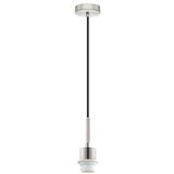 Brilagi NUBILA LED luster na sajli 1xE27/60W/230V, prečnik 14 cm, crna/svetlosiva | Eponuda.com