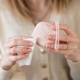 BabyOno Silikonska kutijica za dudu, roza | shoptok.hr