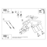  Stropna svetilka MERIDA 4 bela, (21347733) | Shoptok.si