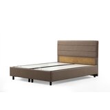 Hanah home Orina 90 x 190 - Brown Brown Single Bed Base & Headboard Cene